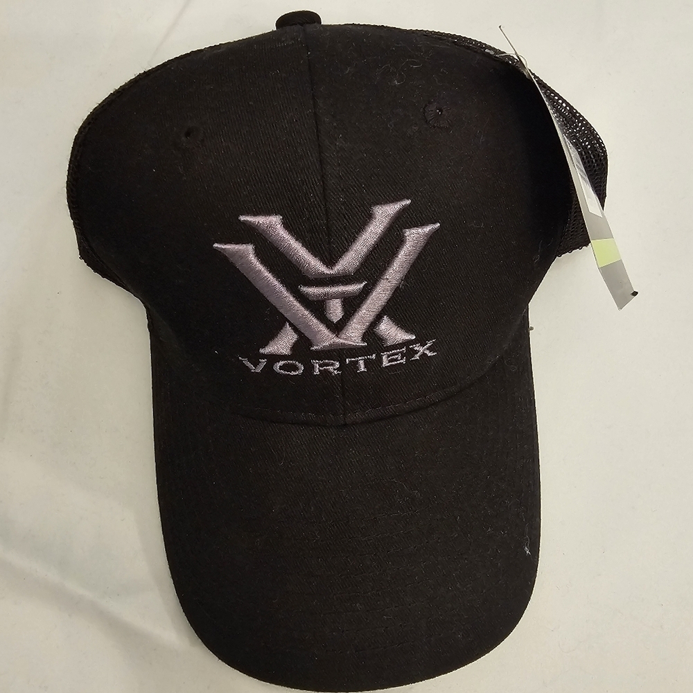 NWT Vortex Optics Mesh Trucker Hat Leather Patch